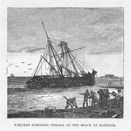 Hastings the wrecked - hastings, schooner