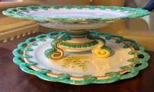 Plate dish and comport with