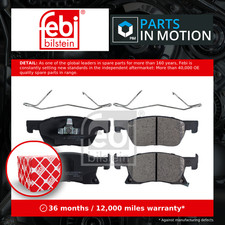 Brake Pads Set fits VAUXHALL ASTRA K 1.4 Front 2015 on 013478300 039103797 Febi