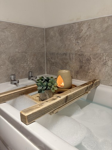 Farmhouse state bath tray - state,