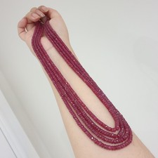 Natural rubies african beads - african,