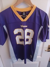 Adrian Peterson Minnesota Vikings NFL Reebok Team Apparel Jersey Size XL