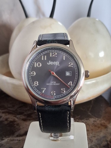 Mens jeep watch - watch, leather