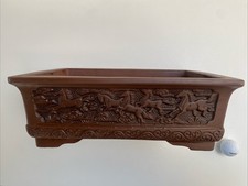 Large Cascade Bonsai Pot With