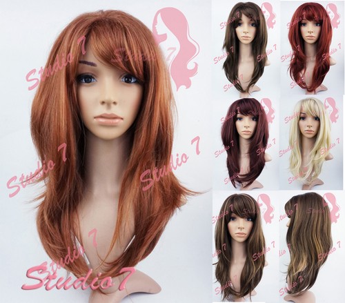 Wavy long layered - wavy,