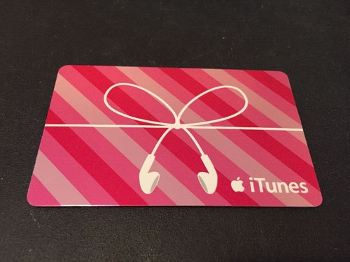 Itunes red earbud - itunes, bow