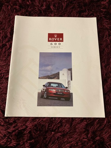 Rover 600 brochure 1993 uk - rover,