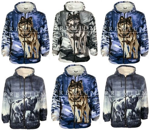Mens womens hooded fur - fur, sherpa