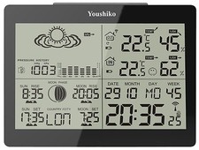  Weather Station with MSF Radio Control Clock ( UK Version )  indoor  / outdoor 