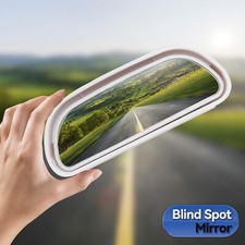 Blind Spot Mirror White Wide