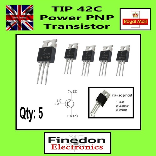 Qty tip42c pnp power - qty,