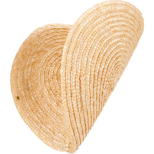 Vintage straw bonnet - straw,