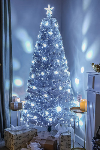 Fibre optic christmas tree - christmas, 2ft