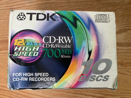 Tdk 700 80 mins - cd-rw, mins-