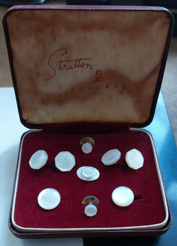 Vintage stratton cufflink - vintage,