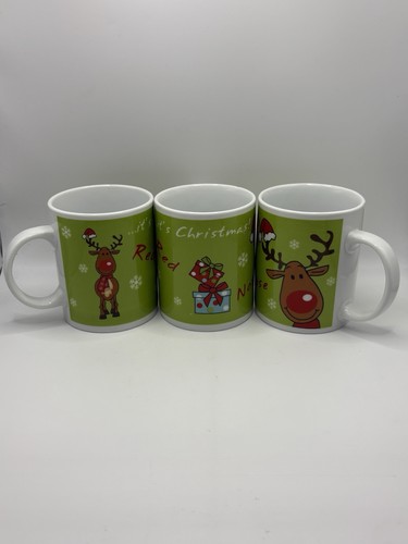 Rudolph red nose christmas mug - rudolph,