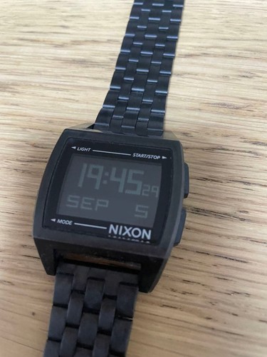 Nixon base digital watch black - base,