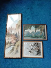 Japanese Vintage Silk Embroidery