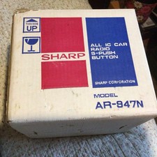 Sharp Push Button Car Radio