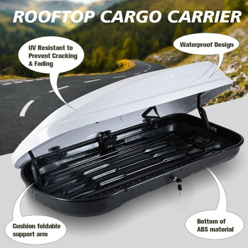 Car roof top box - top, in