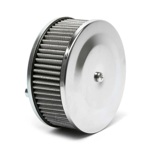 Chrome air filter tall - chrome, 3"