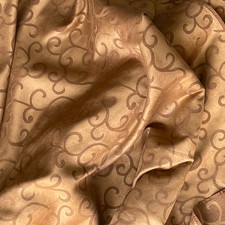 Heavy Swirls Faux Suede Fabric