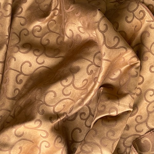 Heavy swirls faux suede fabric - swirls,