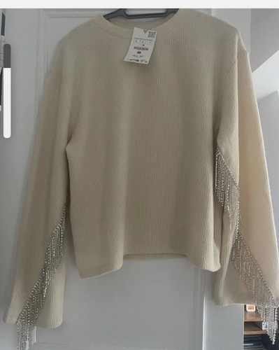 Zara rhinestone fringe - rhinestone,