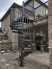 Spiral Staircase - Aluminum or