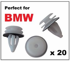 20x For BMW Trim Clips Plastic