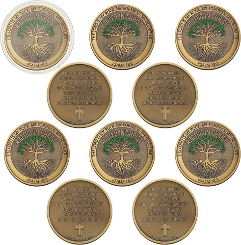 Pcs rooted christ coins - pcs,