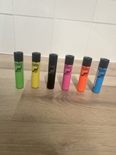Multiple Color Clipper Jet Lighters X6