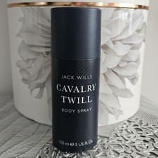 Jack Wills Mens Cavalry Twill 150ml Body Spray Aerosol Deodorant Discontinued