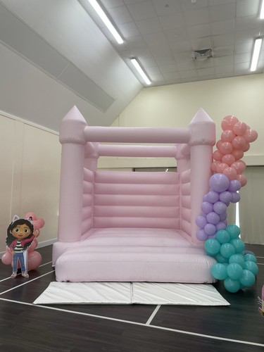 Pastle pink bouncy castle - pastle,