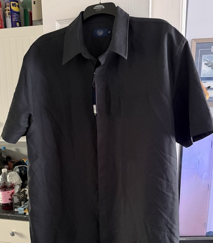Men black short sleeve - black,