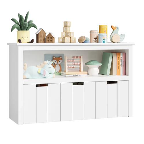Toy storage unit kids bookcase - unit,