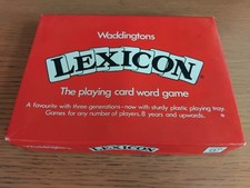Vintage Waddingtons Lexicon Card Game (1977)