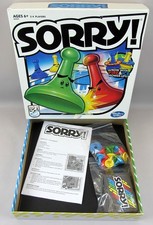 Hasbro Sorry Board Game Fire & Ice Power Ups 2013 Complete Family Fun Game Xmas