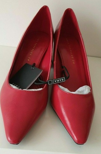 Zara red block mid - ,