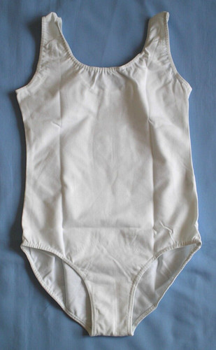 White leotard boys mens - white,