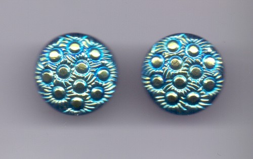 Vintage glass buttons - 2, - 