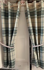 Duck Egg & Cream Tartan