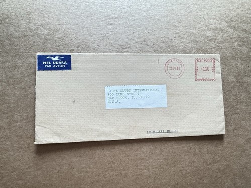 Malaysia 1986 meter cover - 1986,