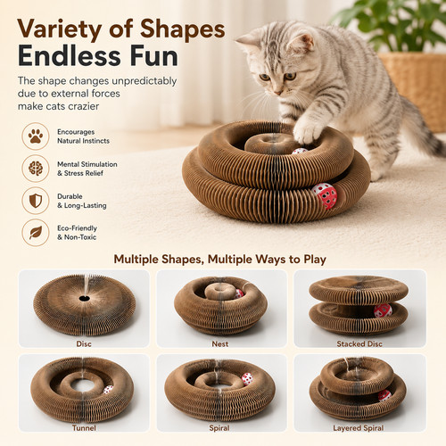 Cat tunnel toy foldable - foldable,