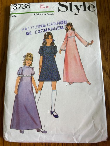 Style 3738 vintage 1970 - 3738, 1970's