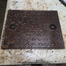 Cast Iron Manhole Drain Cover 642mm X 488mm Inspection Cover Lid free p&p