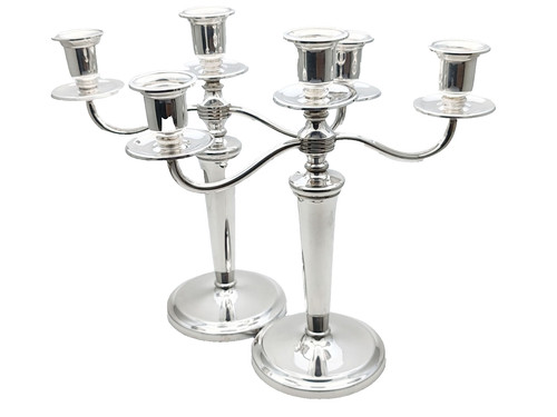 Gleaming pair silver plated - gleaming,