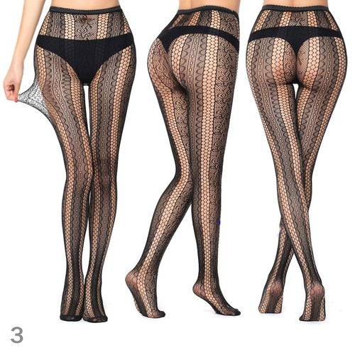 Women fashion black fishnet - fashion,