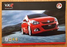 VAUXHALL VXR car sales brochure from UK, 2012. VXR8 GTS, Insignia, Astra, Corsa