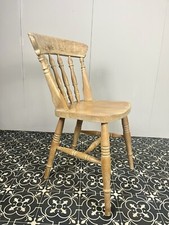 Vintage Beech Shabby Chic Chair, Country Home, Rustic Farmhouse, Dining Chair